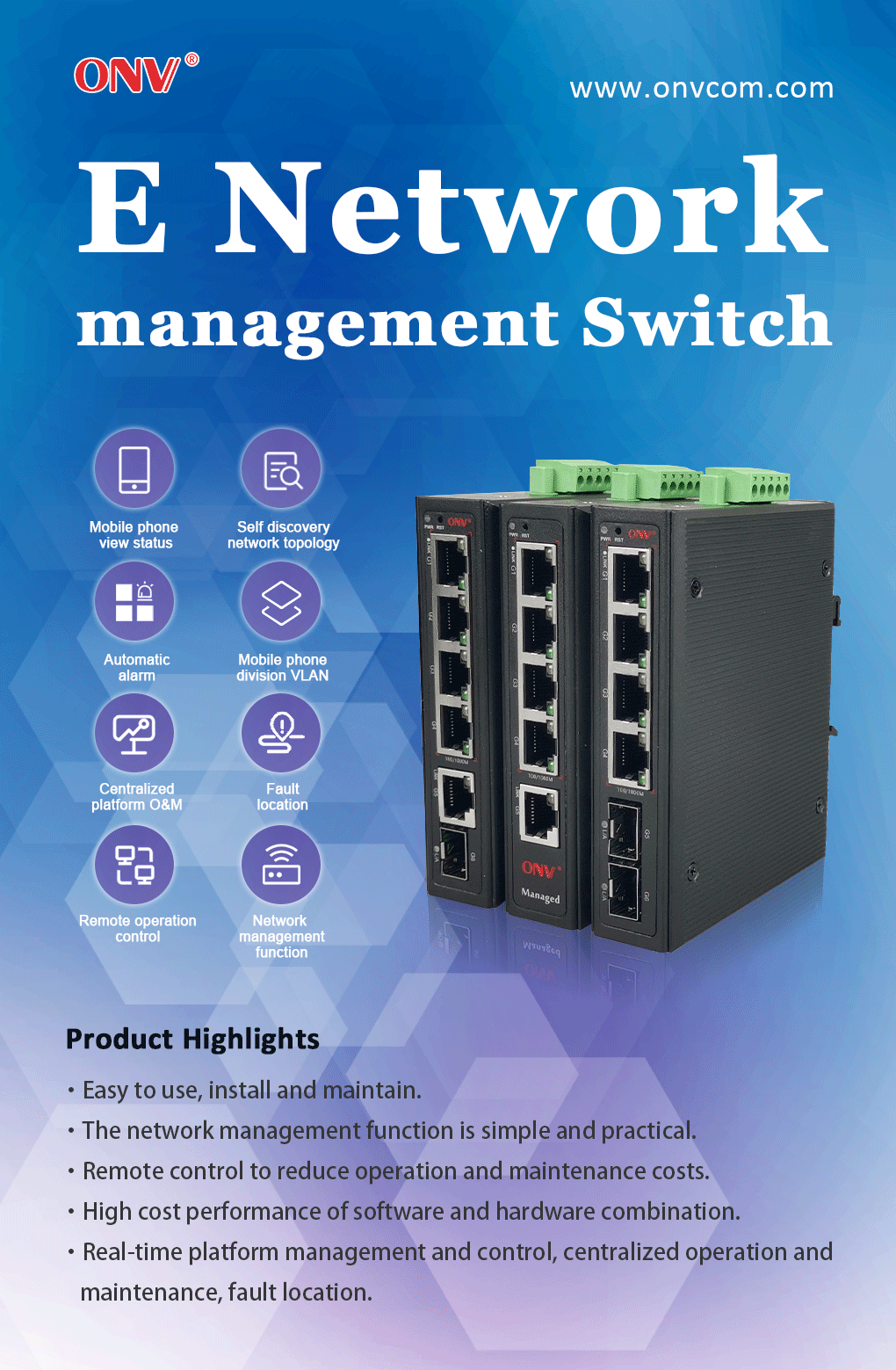 Industrial PoE switch，managed industrial switch，Easy managed industrial switch