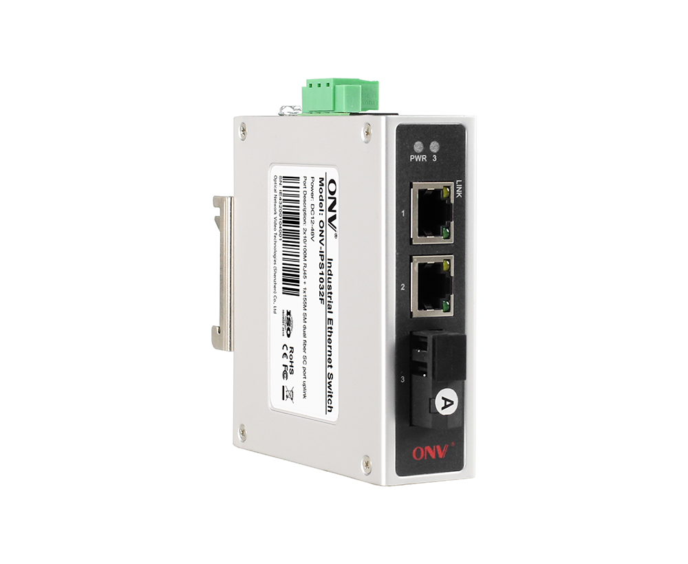 10/100M 3-port industrial Ethernet fiber switch