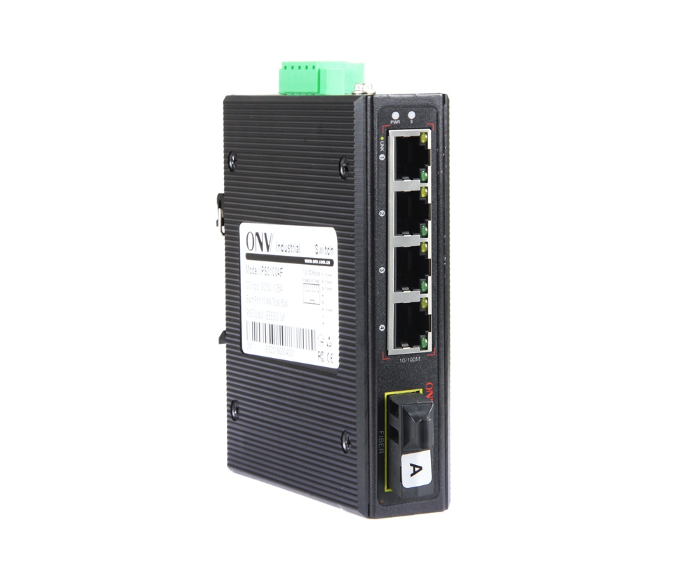 10/100M 5-port industrial Ethernet fiber switch