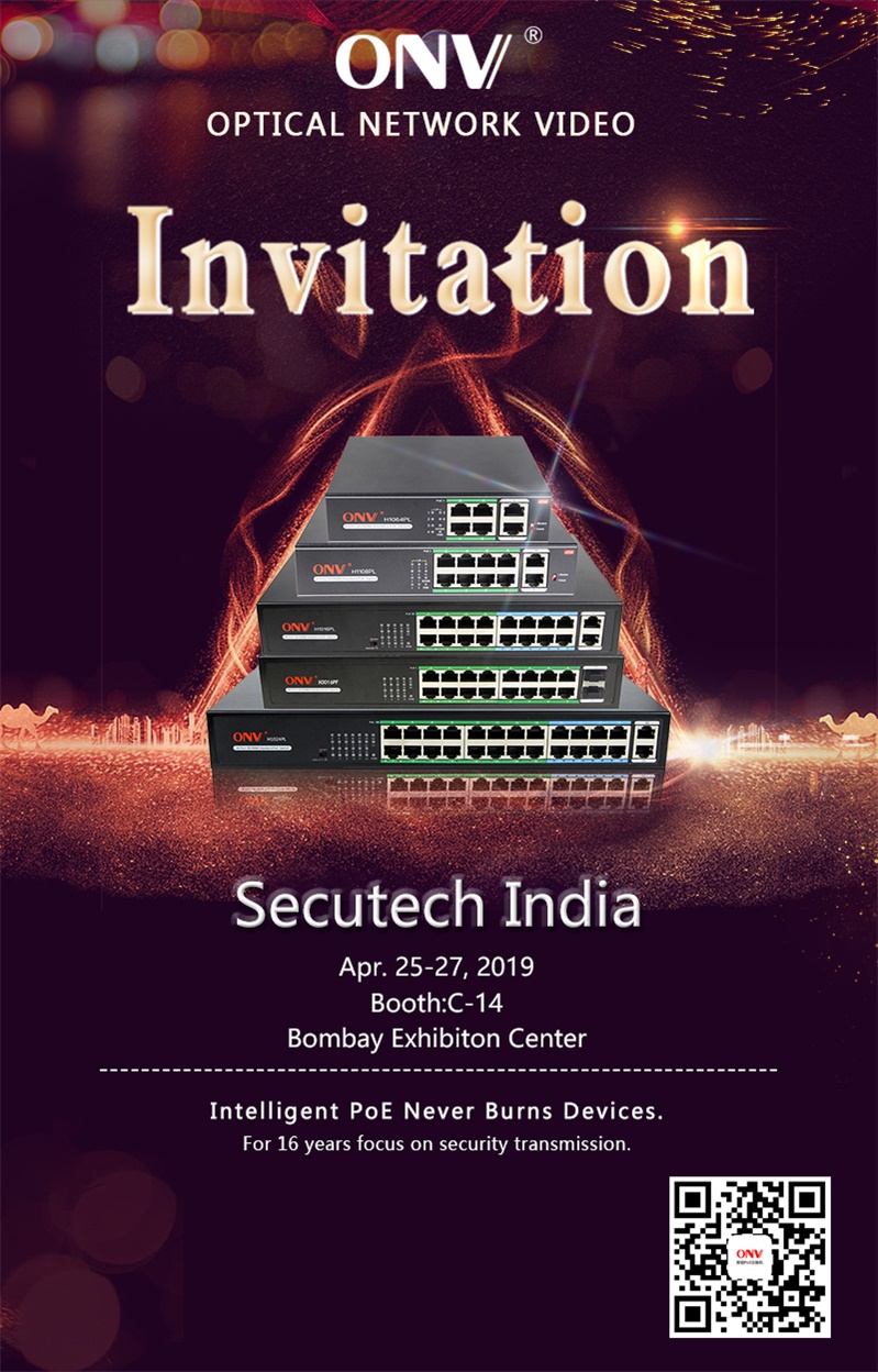 PoE switch at Secutech India,PoE switch