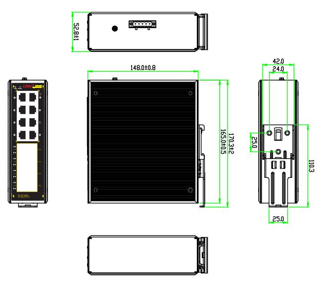 16-port gigabit managed industrial Ethernet switch, industrial Ethernet switch