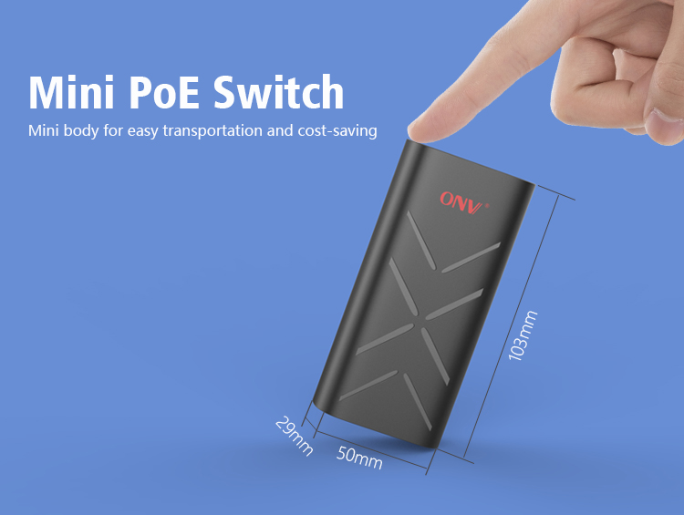 3-port Gigabit Mini PoE Switch,PoE switch,PoE switches,Gigabit PoE Switch,3-port PoE switch 