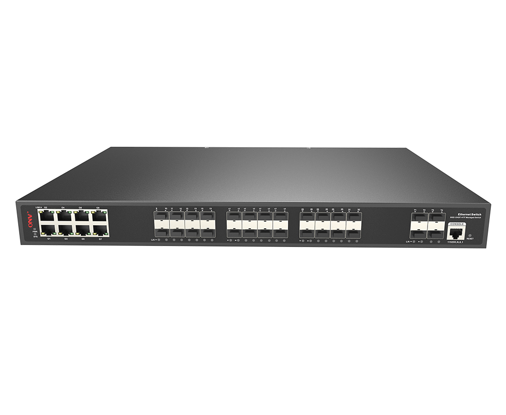 Gigabit uplink 36-port managed Ethernet fiber switch