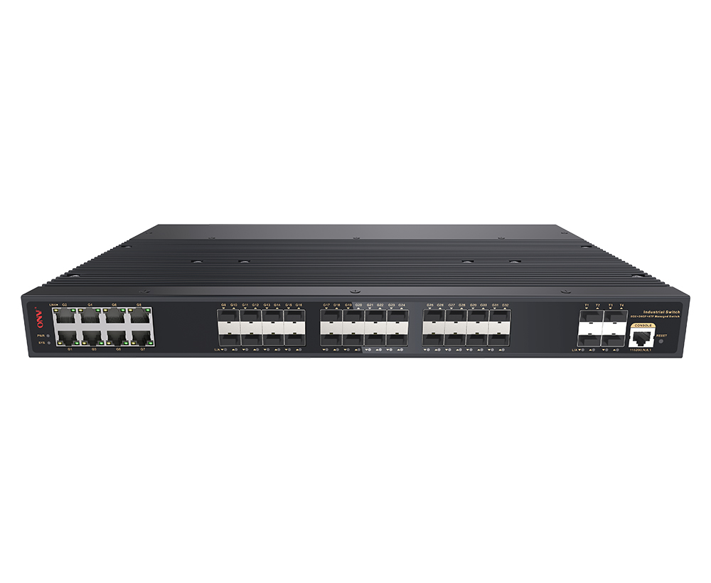 10G uplink 36-port managed industrial Ethernet switch