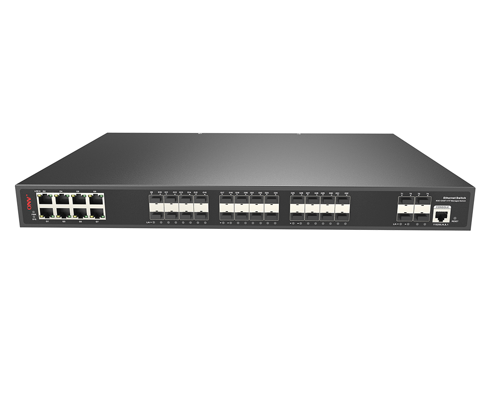 10G uplink 36-port L2+ managed Ethernet fiber switch