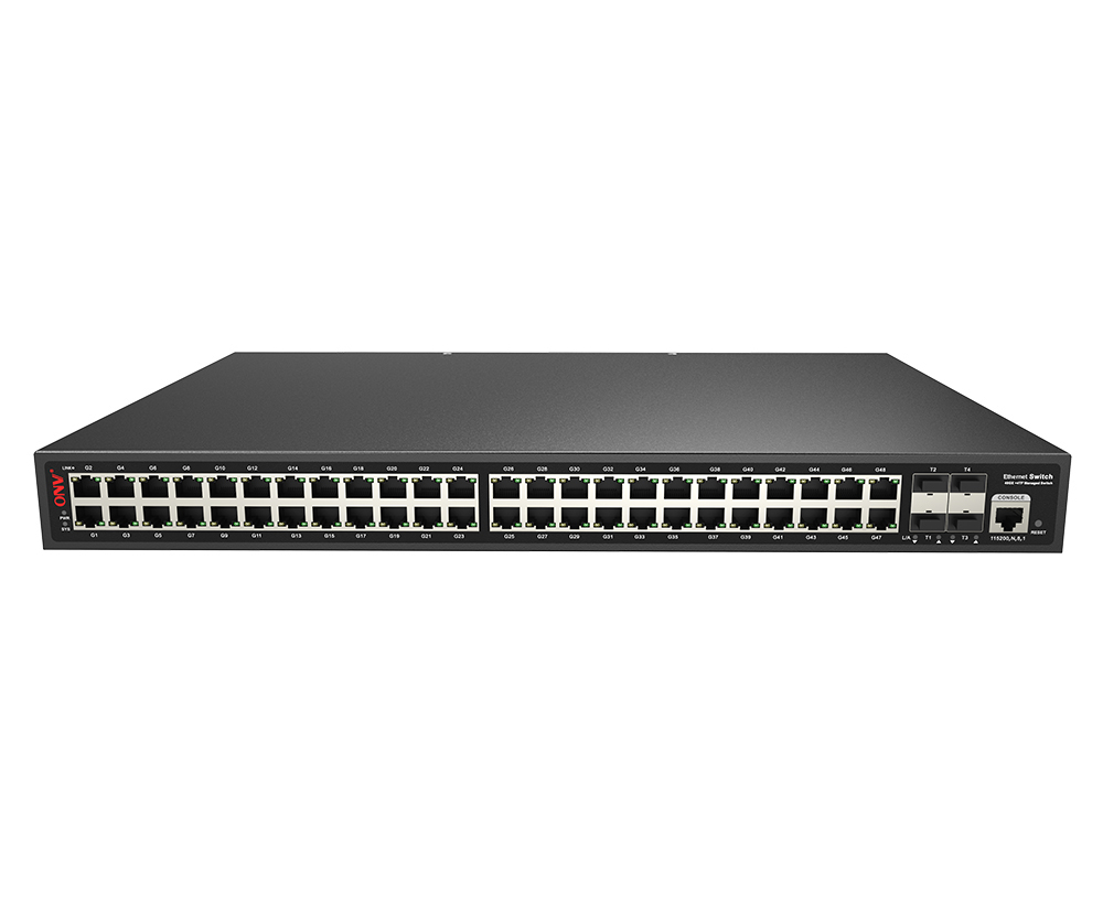 10G uplink 52-port L2+ managed Ethernet fiber switch