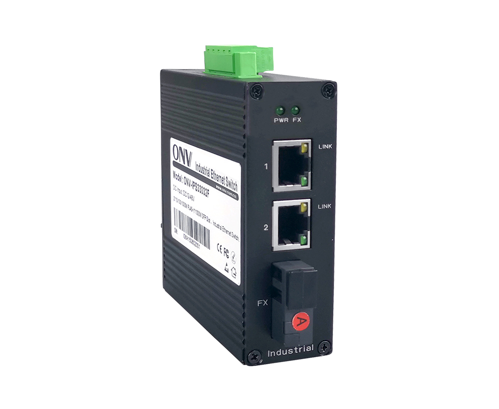 10/100M 3-port industrial Ethernet fiber switch