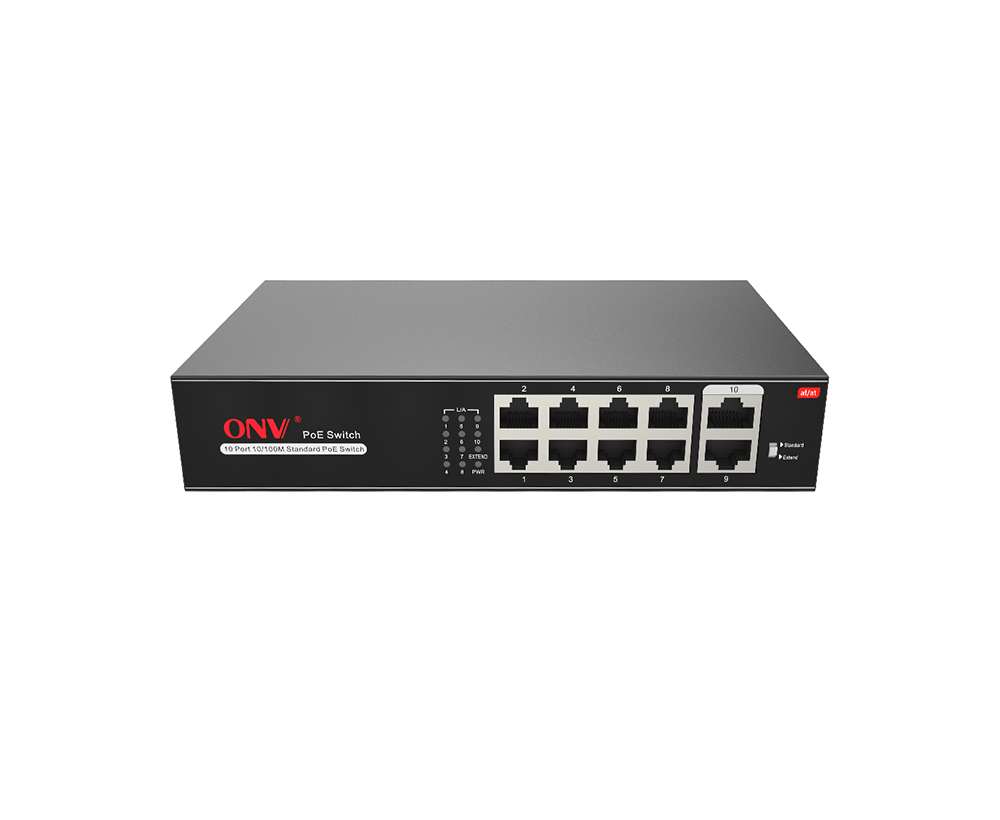 10/100M 10-port AI PoE switch
