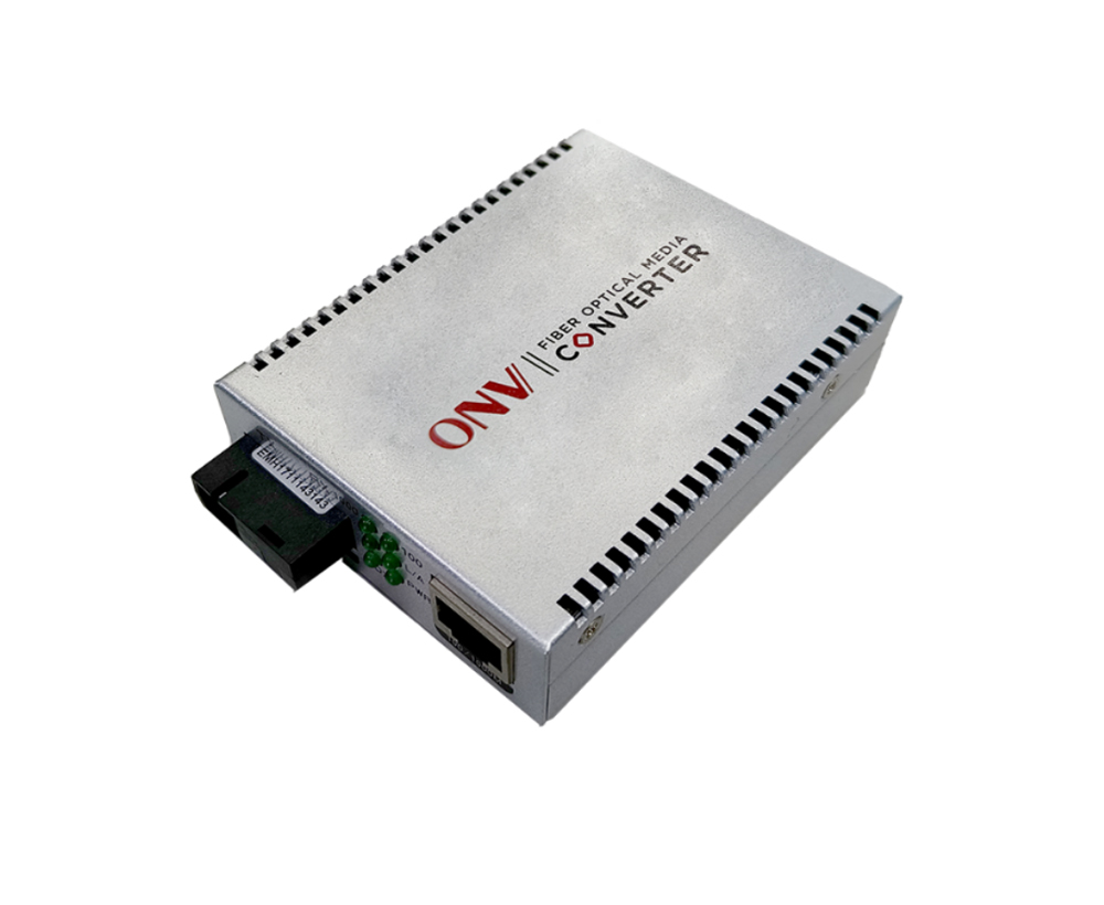 8 Port Ethernet to Fiber Optic Media Converter - (x8) 10/100TX RJ45 to (x2)  SC/UPC Duplex Connections - Multimode - 2km