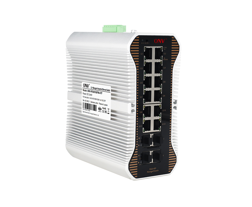 10G uplink 16-port managed industrial Ethernet switch