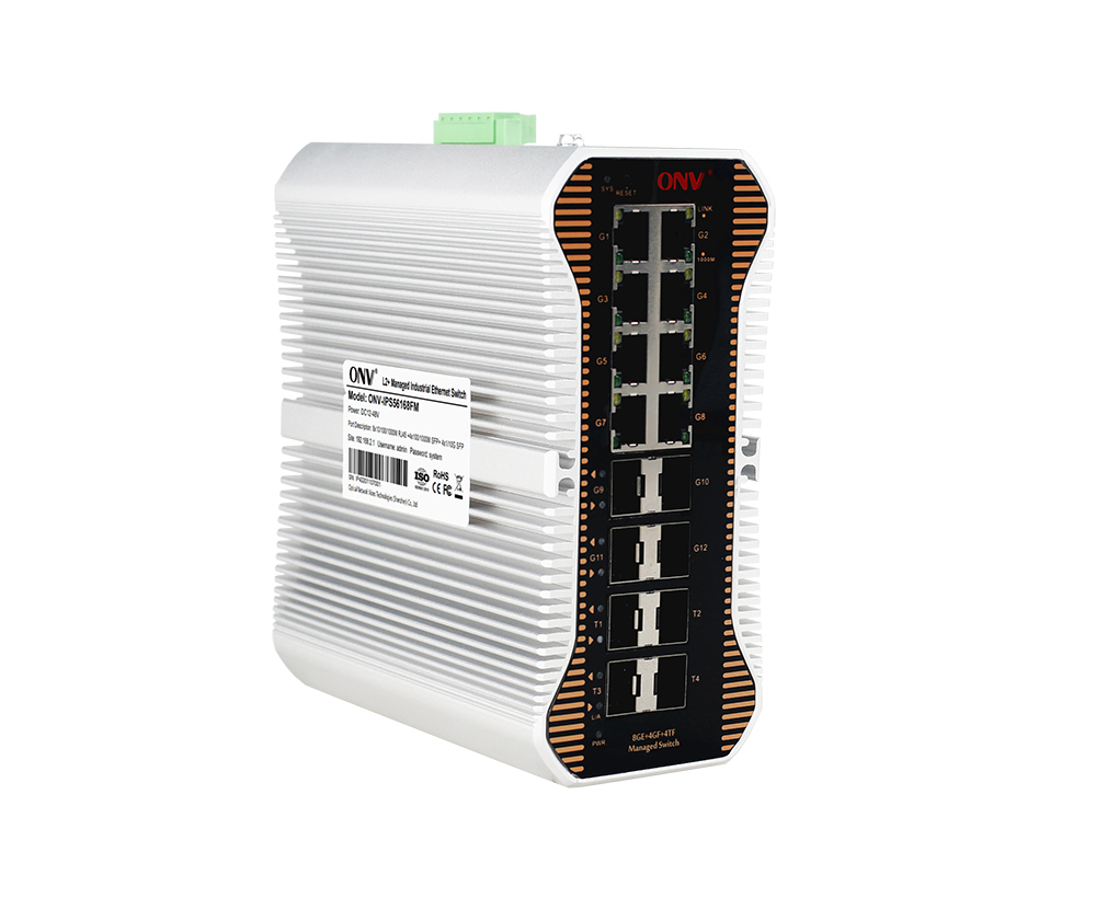 10G uplink 16-port managed industrial Ethernet switch