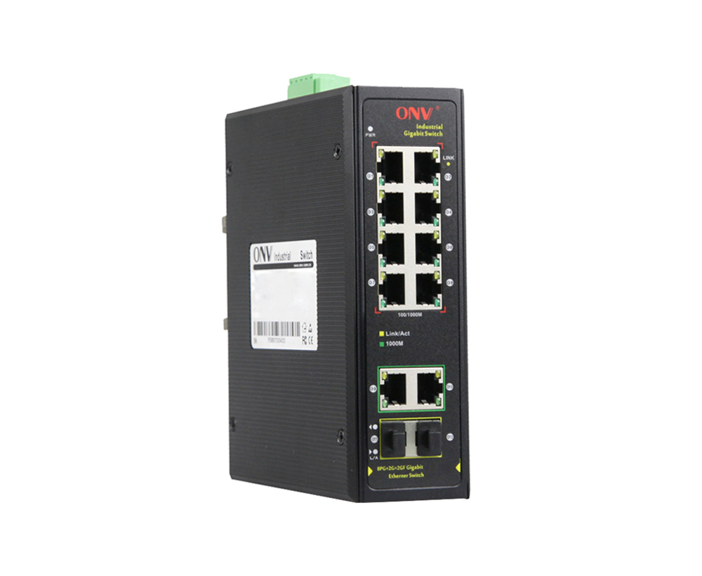 Gigabit 12-port industrial Ethernet switch