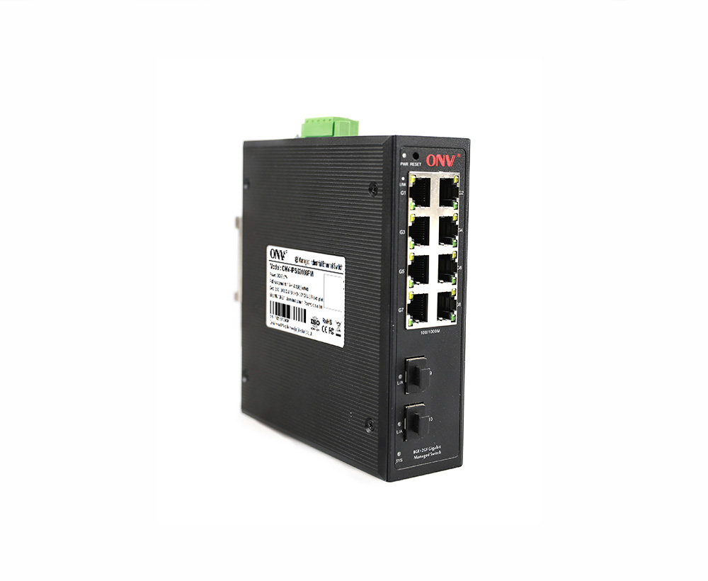 Gigabit 10-port Easy managed industrial Ethernet switch