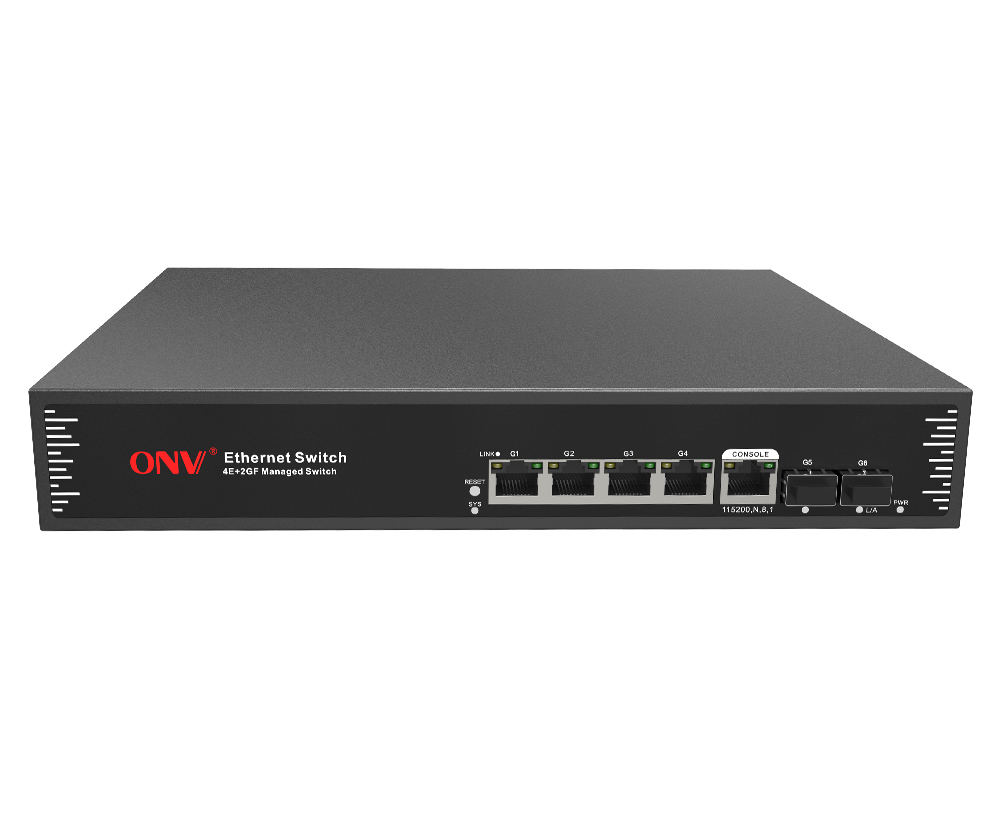 Gigabit 6-port managed Ethernet switch