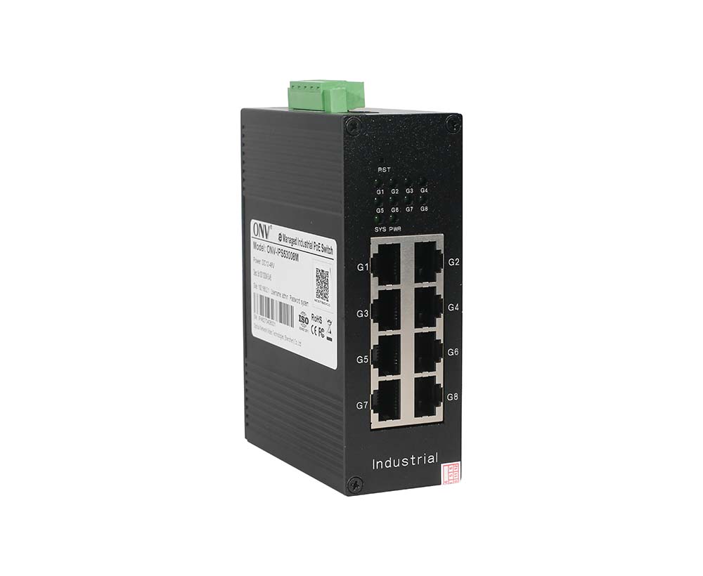 Gigabit 8-port Easy managed industrial Ethernet switch