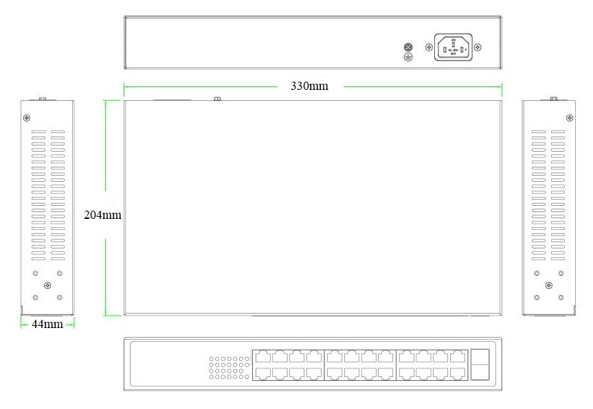 26-port gigabit Ethernet switch, Ethernet switch, Ethernet switches