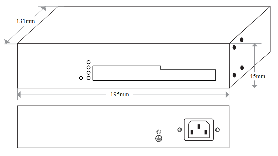 6-port gigabit Easy managed PoE switch, managed PoE switch, PoE switch