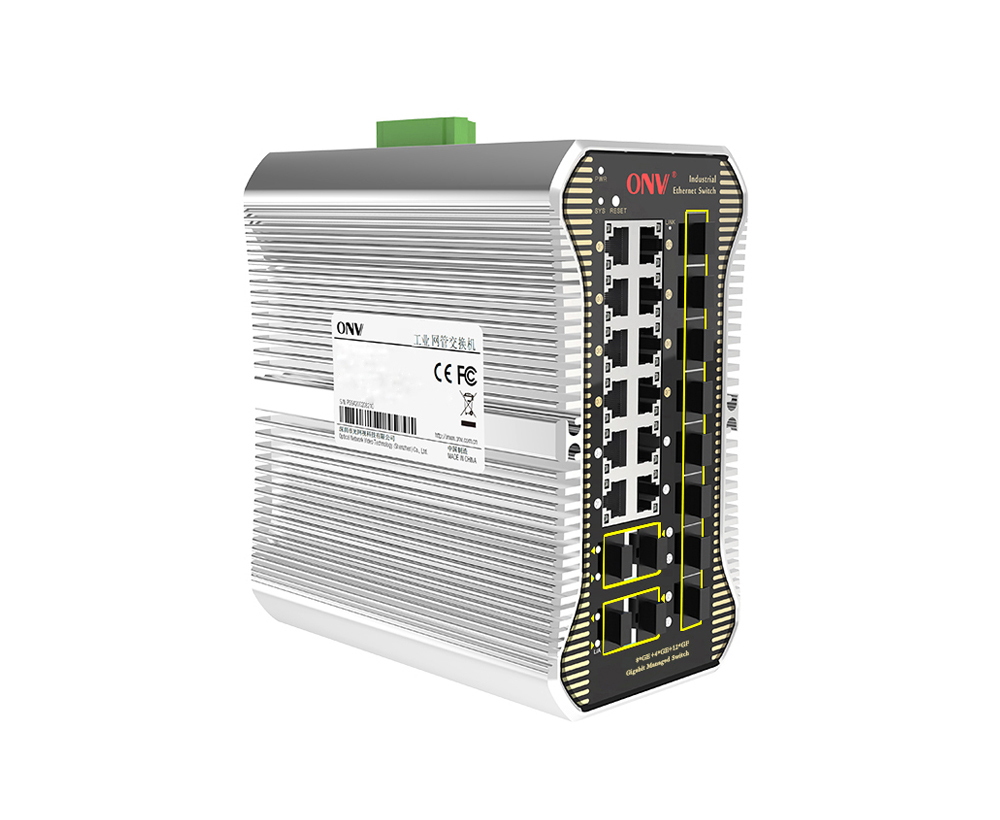 Gigabit 24-port L2+ managed industrial Ethernet switch