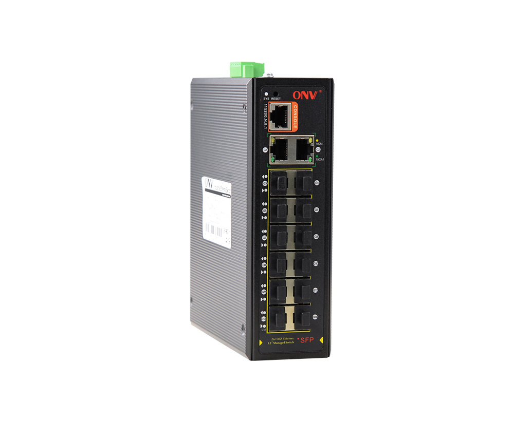 Gigabit 14-port L2+ managed industrial Ethernet switch