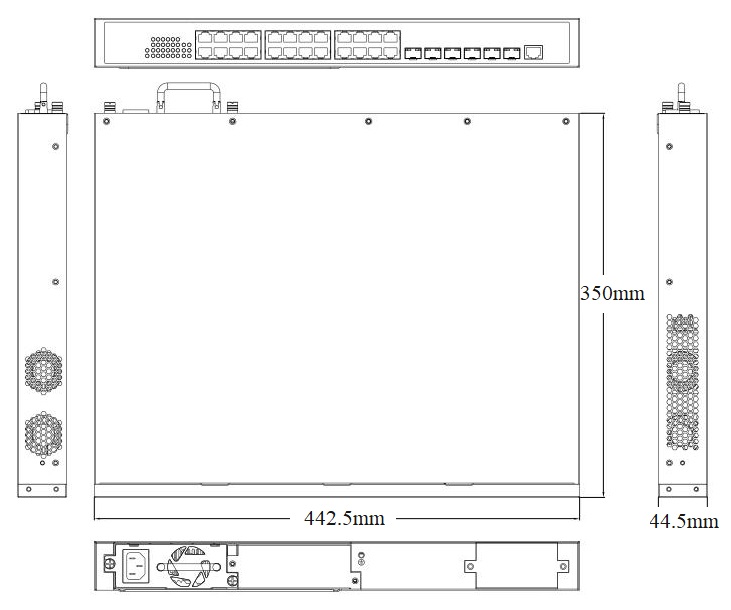 30-port core routing switch, routing switch, Ethernet switch