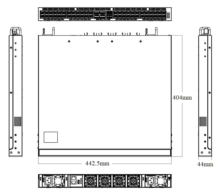 54 port L3 managed Ethernet core routing switch, Ethernet switch