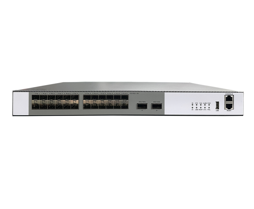 10G 26-port L3 managed core routing switch