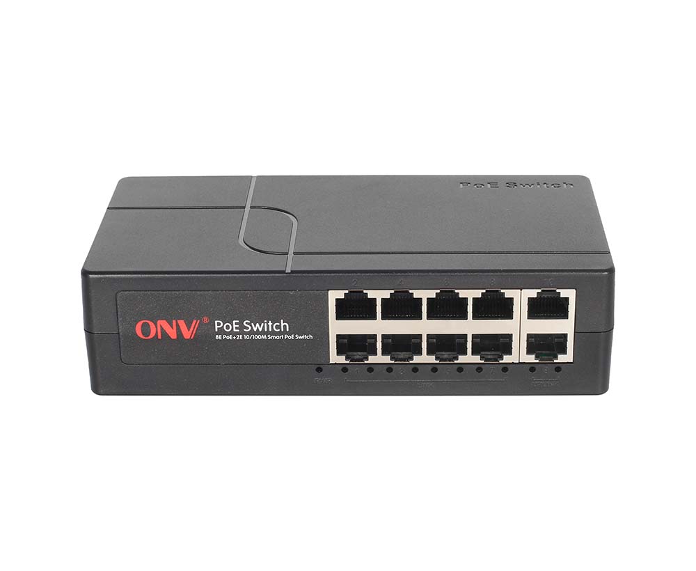 10/100M 10-port smart PoE switch