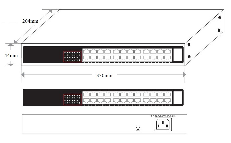 26 port PoE switch, Gigabit PoE switch，PoE switches,PoE switch 24 port