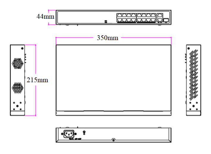 PoE switch, PoE switch 16 port, PoE switch 19 port, PoE switch Gigabit