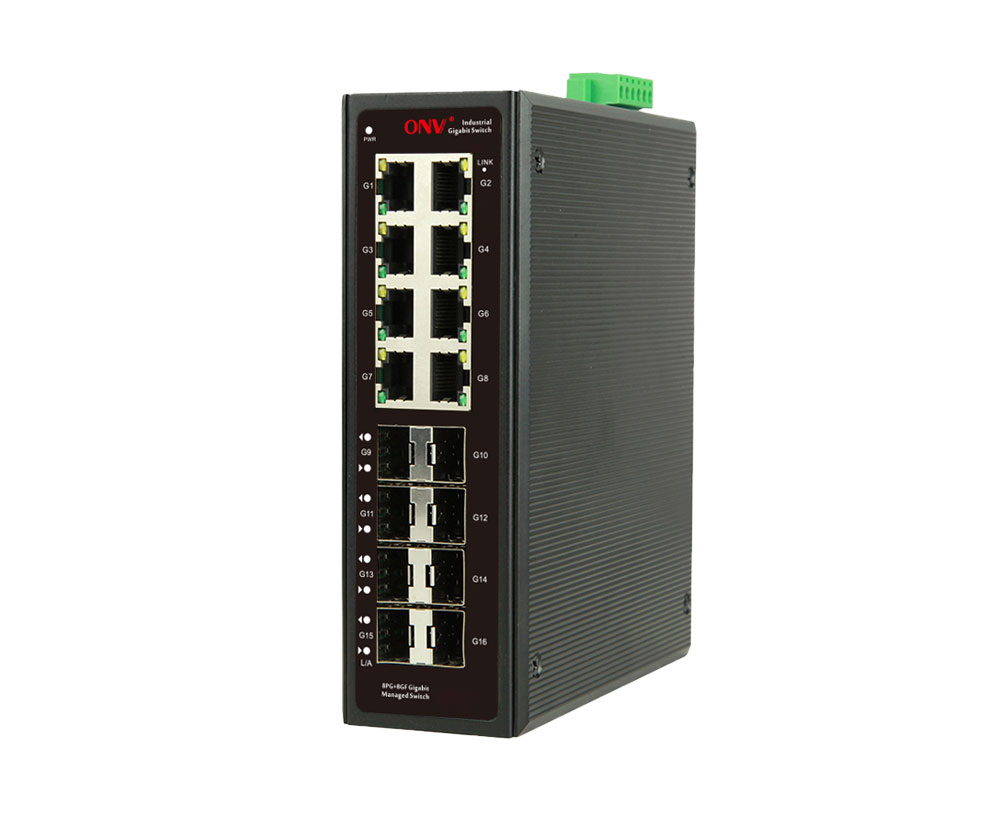 Gigabit 16-port Easy managed industrial Ethernet switch