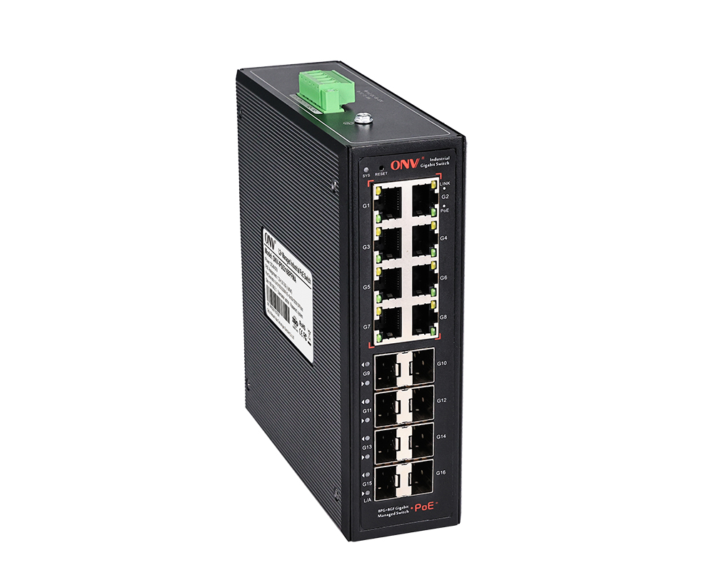Gigabit 16-port Easy managed industrial PoE switch