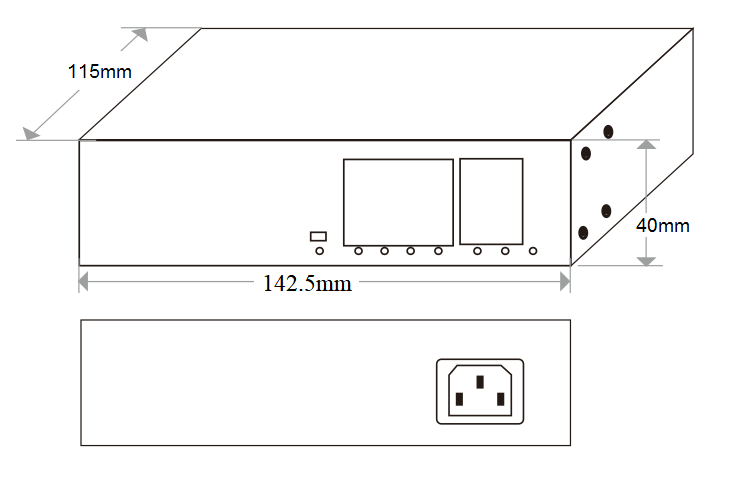 PoE switch, PoE switch 4 port, 6 port 10/100M smart PoE switch