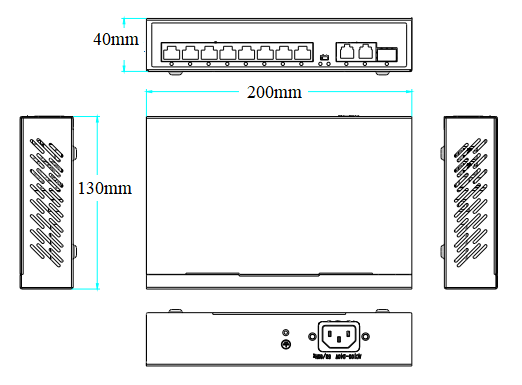 PoE switch, PoE switch watchdog, PoE switch 11 port, PoE switch 8 port
