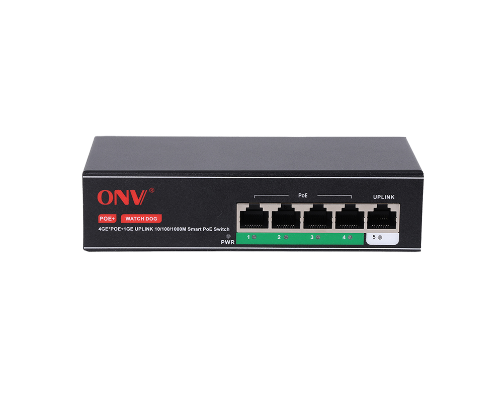 Gigabit 5-port smart PoE switch