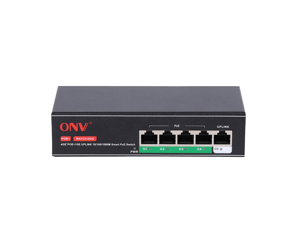 Gigabit 5-port smart PoE switch