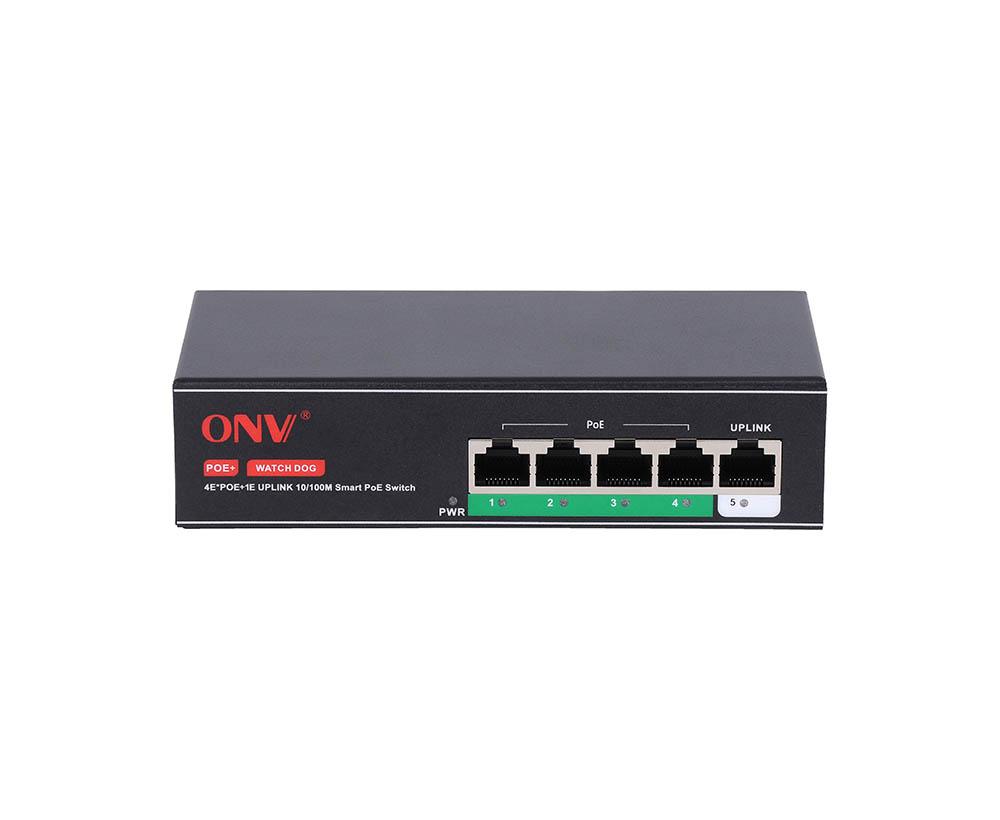 10/100M 5-port smart PoE switch