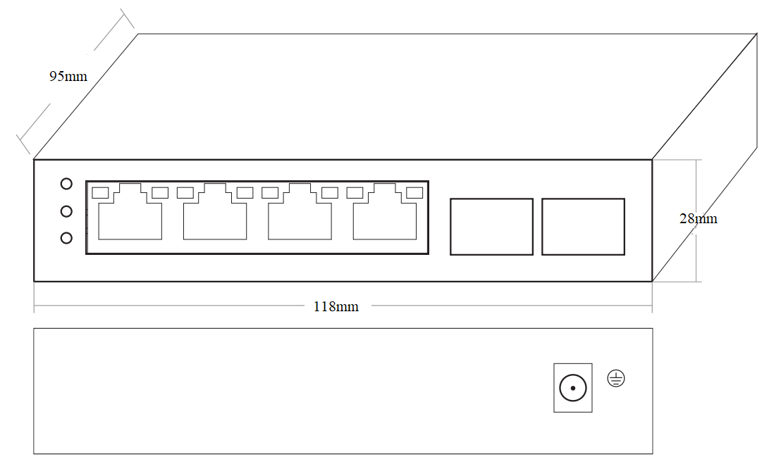 6-port 2.5G PoE switch, 2.5G PoE switch, PoE switch, PoE switch 2.5G
