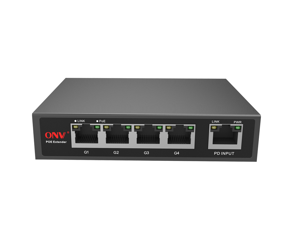 Gigabit 4-port PoE extender