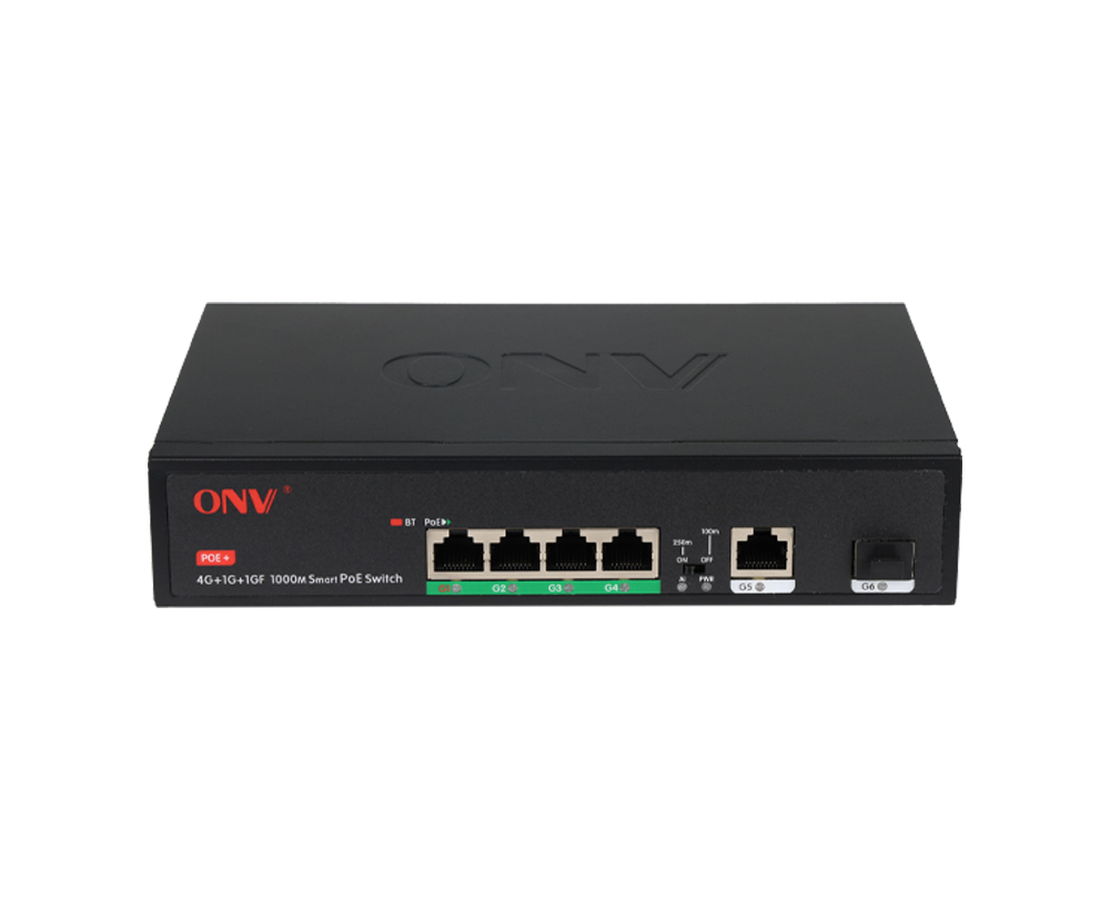 Gigabit 6-port PoE switch