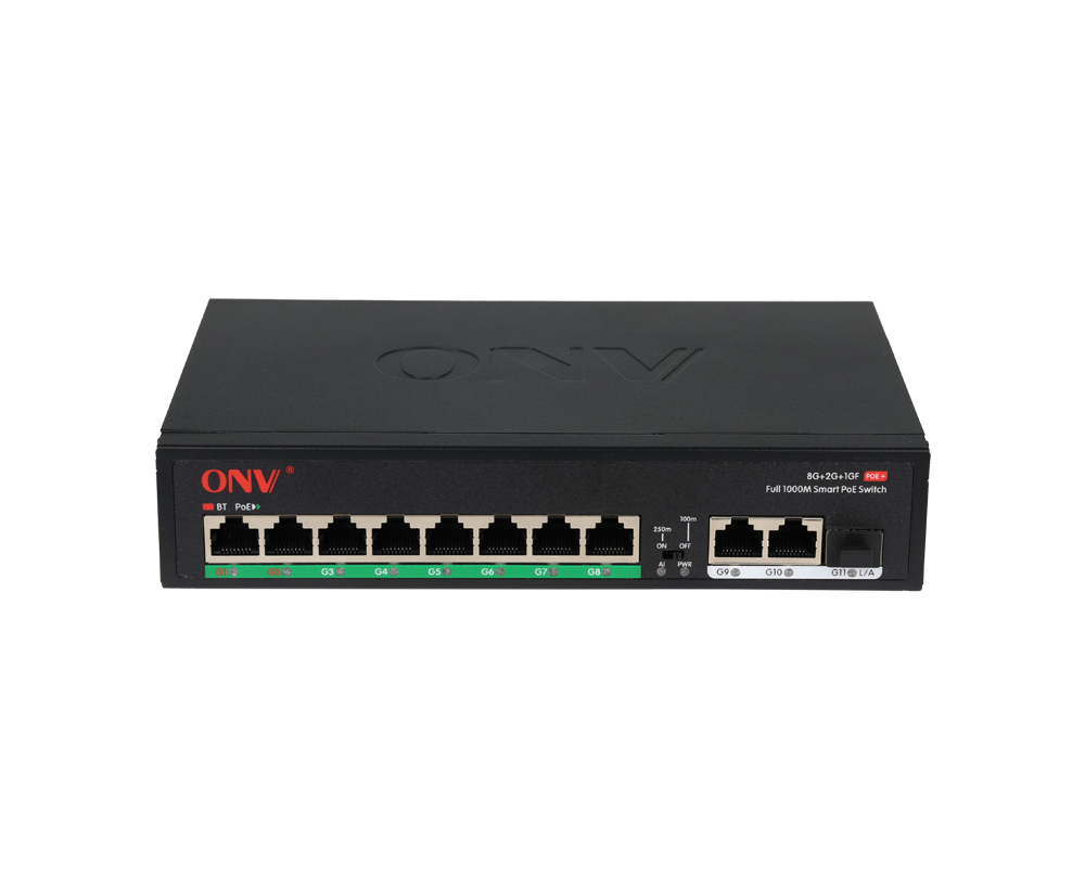 Gigabit 11-port PoE switch