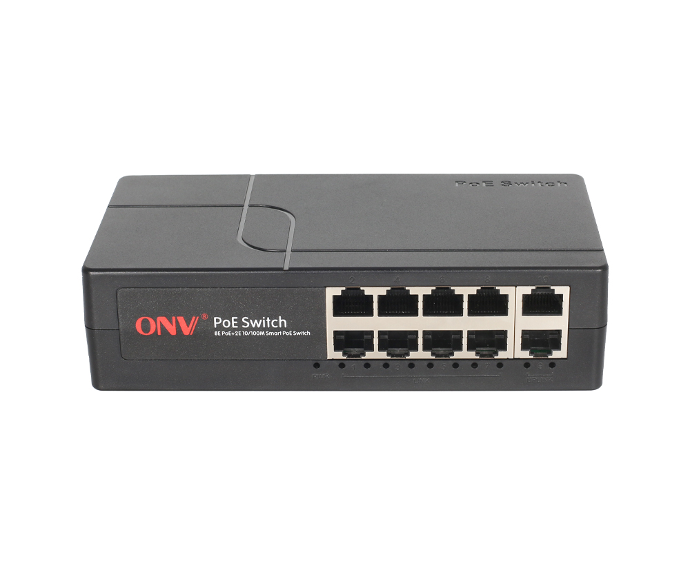 10/100M 10-port smart PoE switch