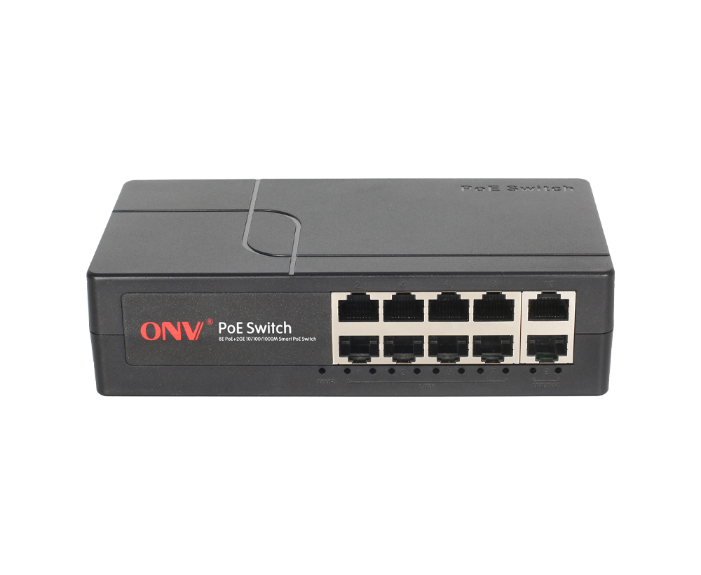 Gigabit uplink 10-port smart PoE switch