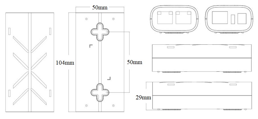 3-port 10/100M PoE extender, PoE extender