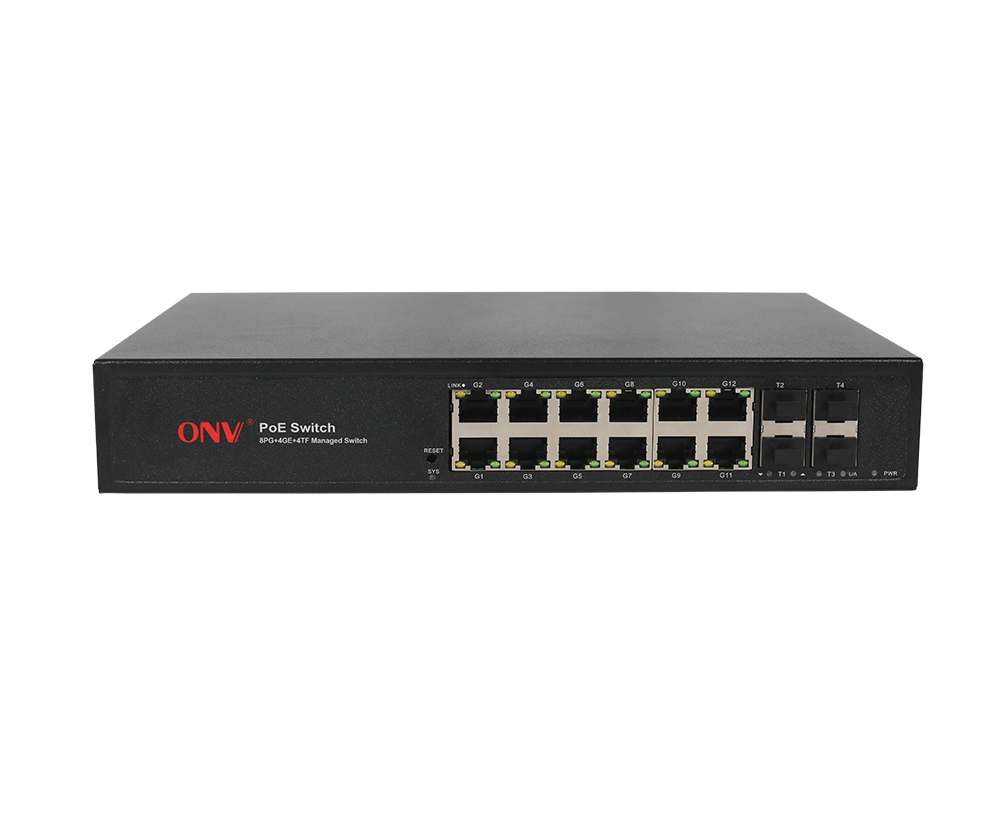 10G uplink 16-port L3 managed PoE switch