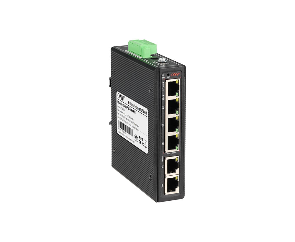 Gigabit 6-port Easy managed industrial PoE switch