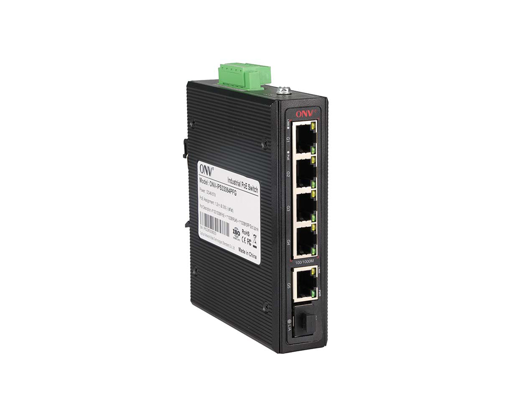 Gigabit 6-port industrial PoE switch