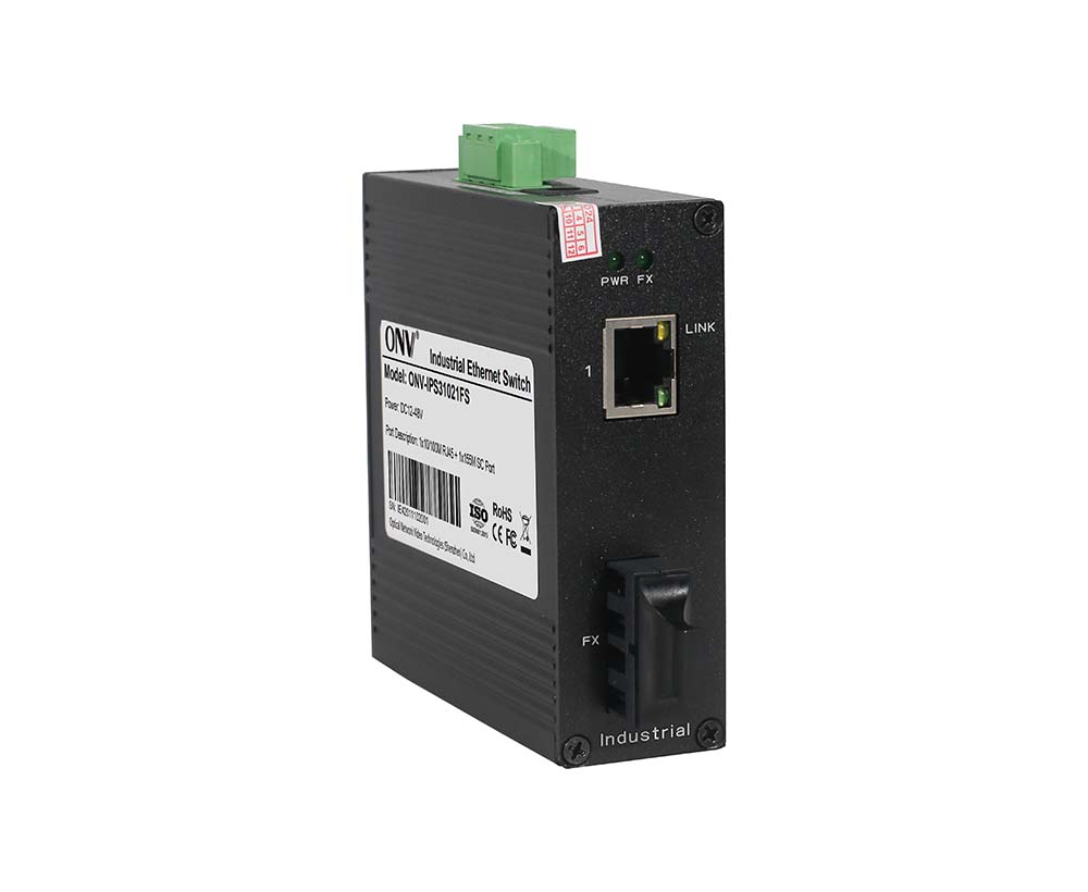 10/100M 2-port industrial Ethernet switch
