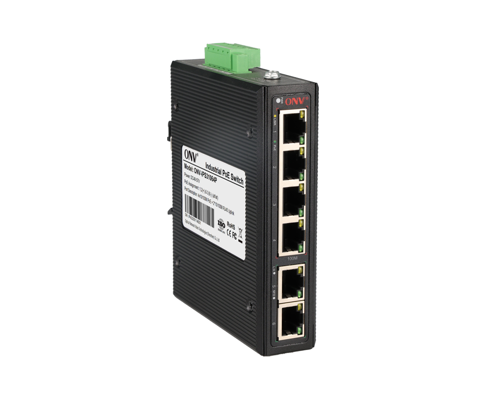 10/100M 6-port industrial BT PoE switch