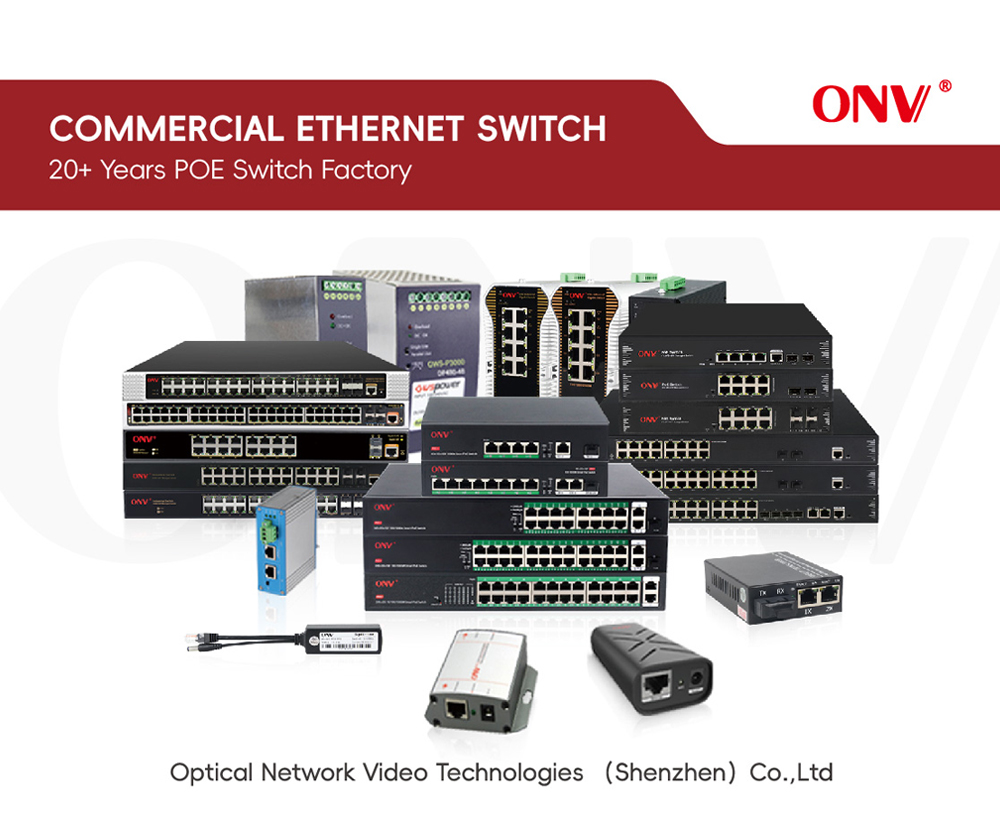 PoE switch for CCTV; industrial PoE switch; managed PoE switch surveillance