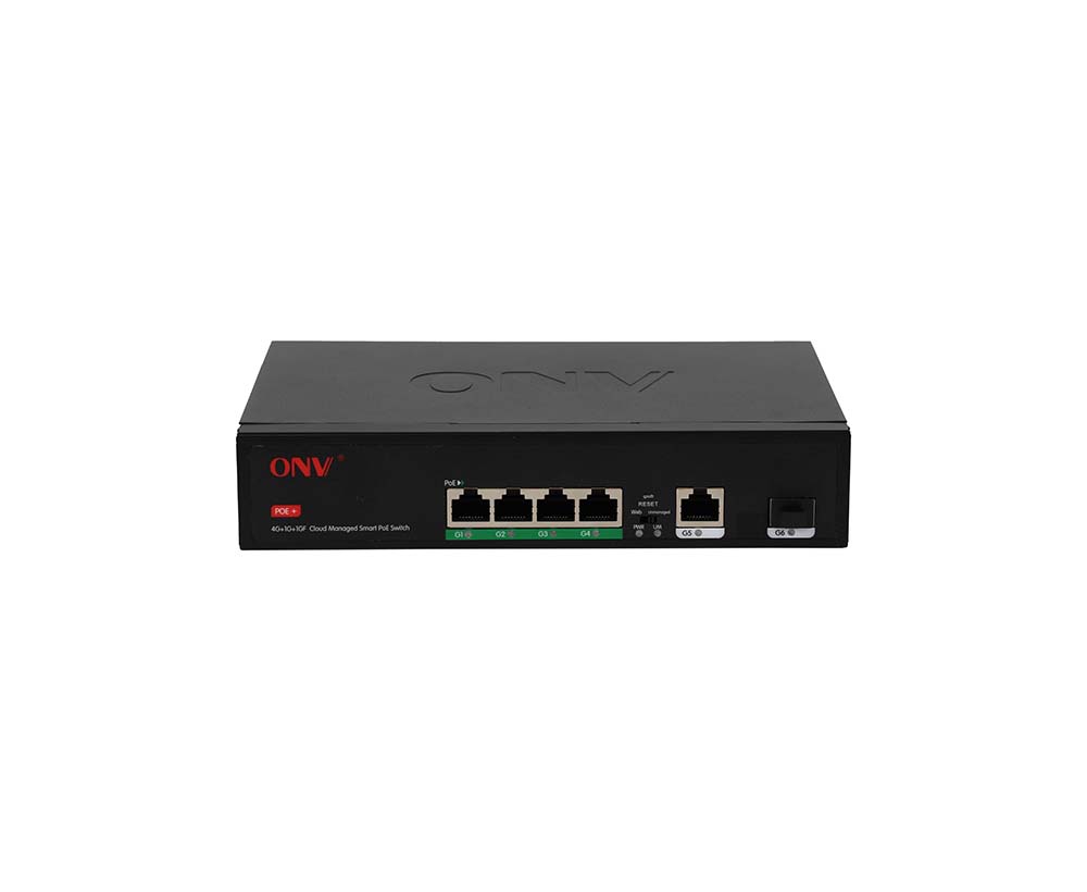 Gigabit 6-port Easy managed PoE switch